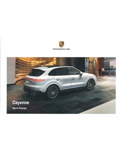 2019 PORSCHE CAYENNE BROCHURE FRANS