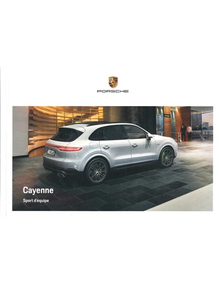 2019 PORSCHE CAYENNE BROCHURE FRENCH