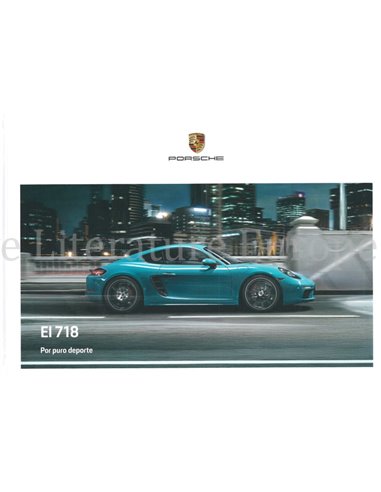 2020 PORSCHE 718 BOXTER | 718 CAYMAN HARDBACK BROCHURE SPANISH