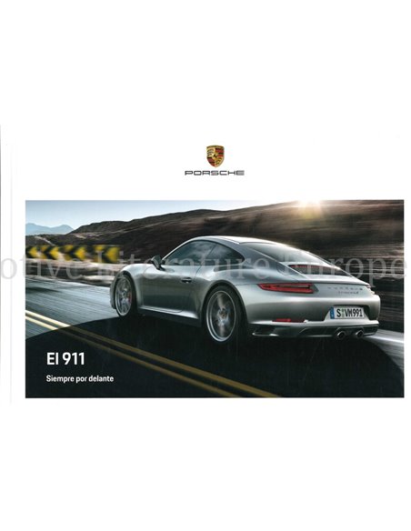 2019 PORSCHE 911 CARRERA / TARGA HARDBACK BROCHURE SPANISH