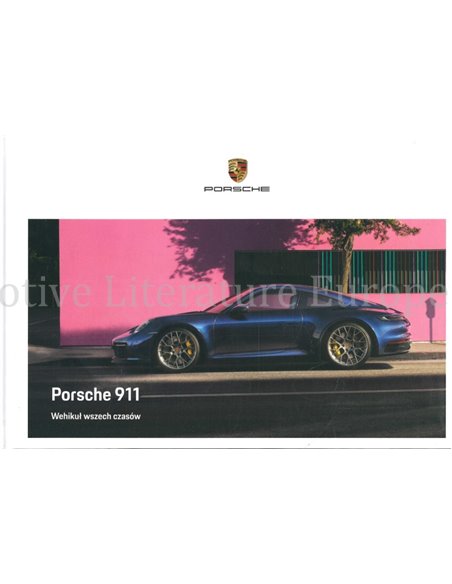 2020 PORSCHE 911 CARRERA HARDBACK BROCHURE POLISH