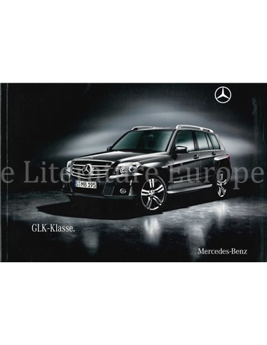 2009 MERCEDES BENZ GLK CLASS BROCHURE GERMAN