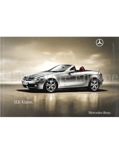 2008 MERCEDES BENZ SLK PROSPEKT DEUTSCH