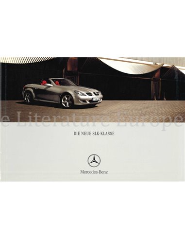 2004 MERCEDES BENZ SLK BROCHURE GERMAN