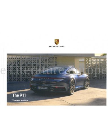 2021 PORSCHE 911 CARRERA & TARGA HARDBACK BROCHURE ENGLISH