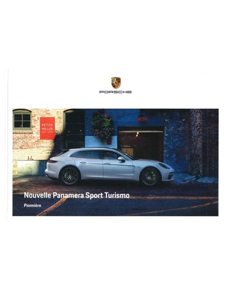 2018 PORSCHE PANAMERA SPORT TURISMO HARDCOVER BROCHURE FRANS