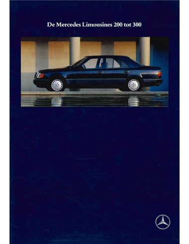 1990 MERCEDES BENZ E CLASS SALOON BROCHURE DUTCH