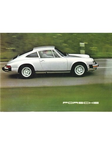 1975 PORSCHE 911 PROSPEKT DEUTSCH