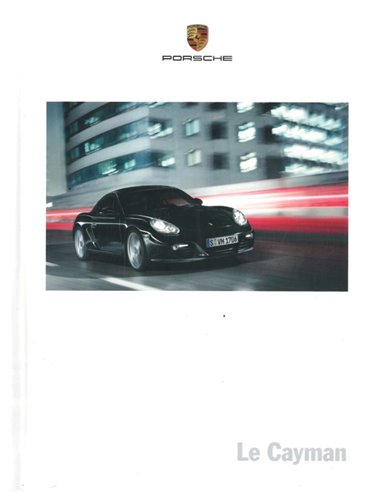 2011 PORSCHE CAYMAN HARDCOVER PROSPEKT FRANZÖSISCH