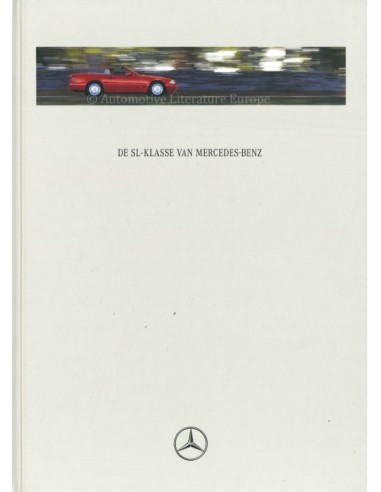 1996 MERCEDES BENZ SL HARDCOVER PROSPEKT NIEDERLÄNDISCH