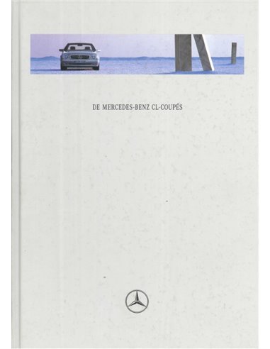 1997 MERCEDES BENZ CL COUPE HARDCOVER BROCHURE NEDERLNDS