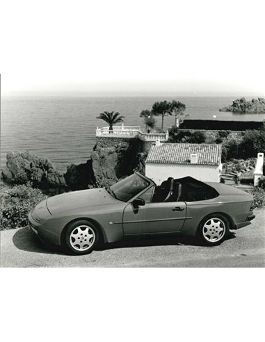 1990 PORSCHE 944 S2 CABRIO PRESS PHOTO