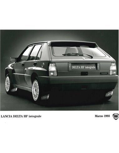 1993 LANCIA DELTA HF INTEGRALE PRESS PHOTO