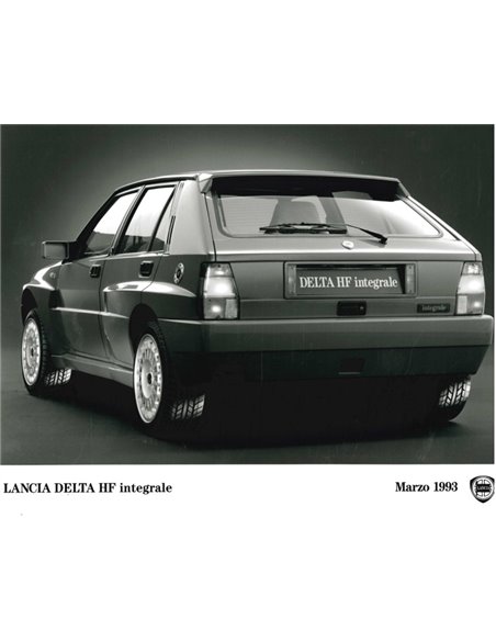 1993 LANCIA DELTA HF INTEGRALE PRESS PHOTO