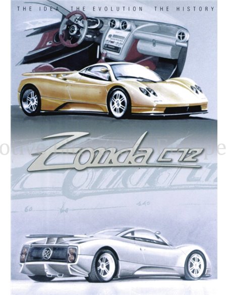 1999 PAGANI ZONDA C12 / C12 S PRESSE PROSPEKT ENGLISCH