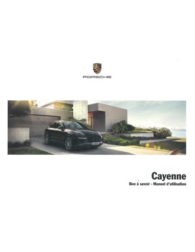 2017 PORSCHE CAYANNE INSTRUCTIEBOEKJE FRANS