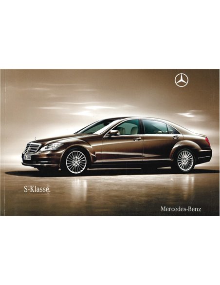 2010 MERCEDES BENZ S CLASS BROCHURE GERMAN