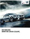 2013 BMW M6 SERIE GRAN COUPÉ BROCHURE NEDERLANDS