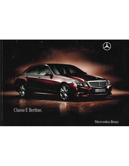 2009 MERCEDES BENZ E-KLASSE SEDAN BROCHURE FRANS