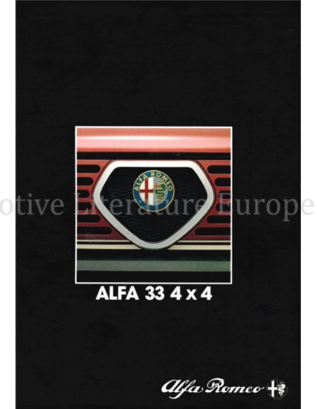 1984 ALFA ROMEO 33 BROCHURE DUITS