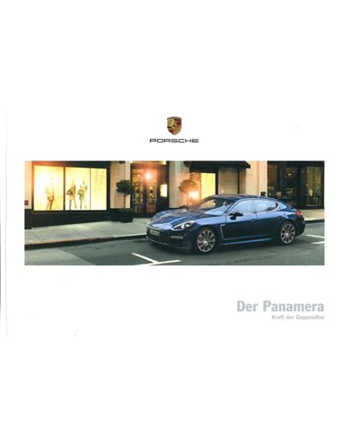 2016 PORSCHE PANAMERA HARDBACK BROCHURE GERMAN