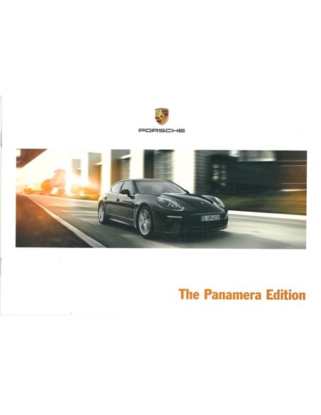 2016 PORSCHE PANAMERA EDITION BROCHURE JAPANESE