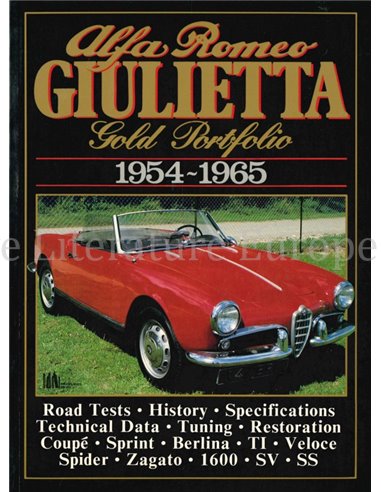 ALFA ROMEO GIULIETTA 1954 - 1965, GOLD PORTFOLIO