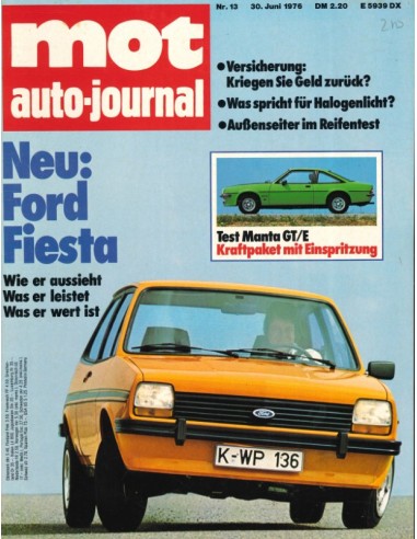 1976 MOT MAGAZINE 13 DUITS