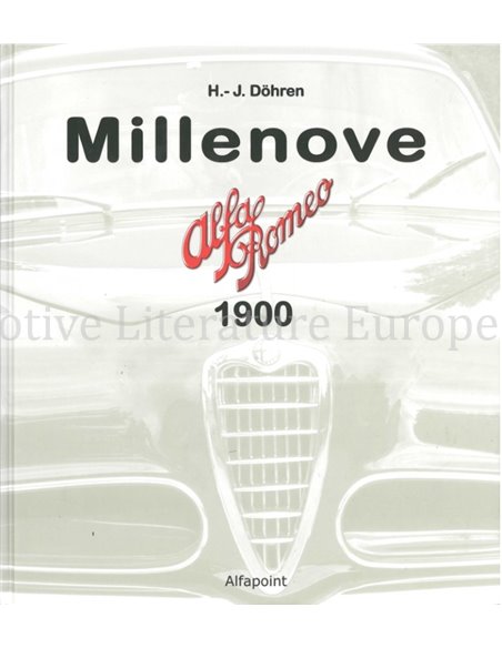 MILLENOVE ALFA ROMEO 1900 (1950-1959) GESIGNEERD DOOR DE AUTEUR !