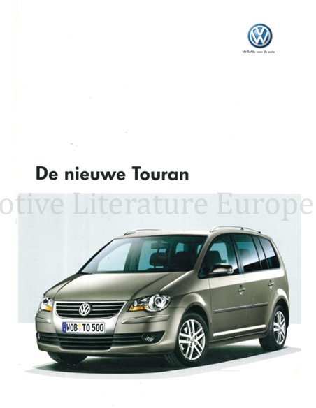 2006 VOLKSWAGEN TOURAN PORSPEKT NIEDERLÄNDISCH