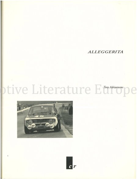 ALLEGGERITA (ALFA  ROMEO GTA) (GELIMITEERD 530/2500)