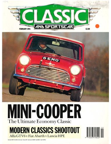 1991 CLASSIC AND SPORTSCAR MAGAZIN FEBRUAR ENGLISCH