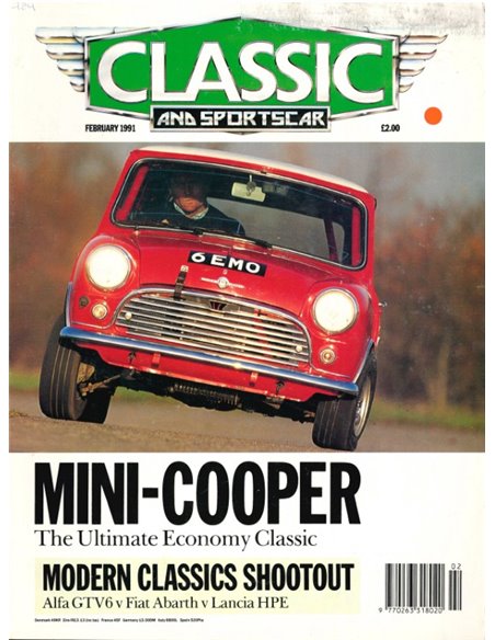 1991 CLASSIC AND SPORTSCAR MAGAZIN FEBRUAR ENGLISCH