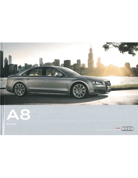 2010 AUDI A8 L HARDCOVER BROCHURE NEDERLANDS