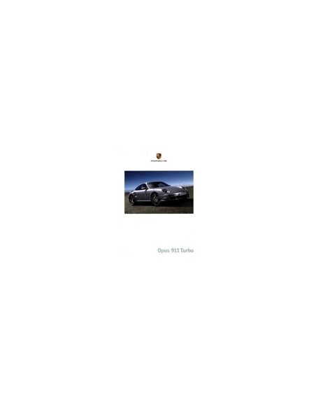 2006 PORSCHE 911 TURBO HARDCOVER BROCHURE DUITS