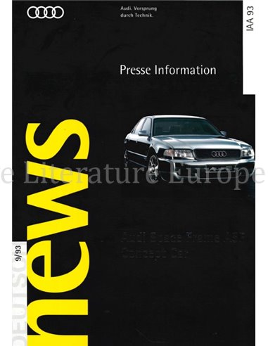 1993 AUDI ASF PRESSKIT GERMAN