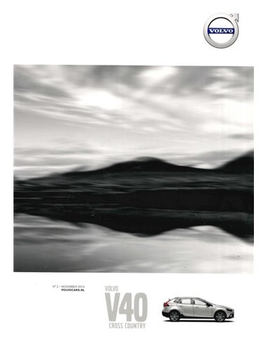 2015 VOLVO V40 CROSS COUNTRY BROCHURE DUTCH