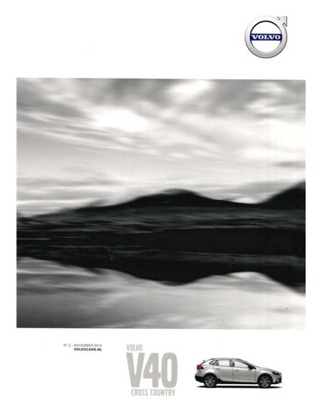 2015 VOLVO V40 CROSS COUNTRY BROCHURE DUTCH