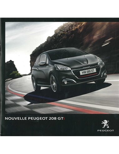 2015 PEUGEOT 208 GTI BROCHURE FRANZÖSISCH