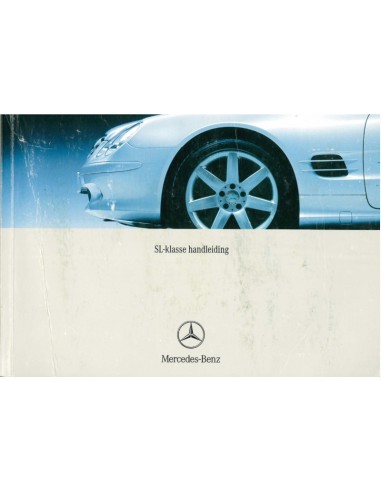 2002 MERCEDES BENZ SL KLASSE INSTRUCTIEBOEKJE NEDERLANDS