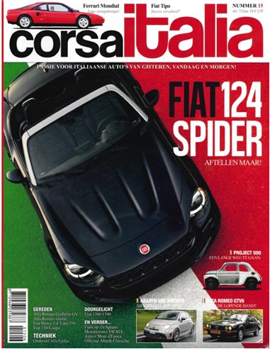 2016 CORSA ITALIA MAGAZINE 15 DUTCH