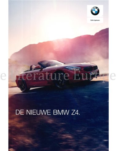 2019 BMW Z4 BROCHURE NEDERLANDS