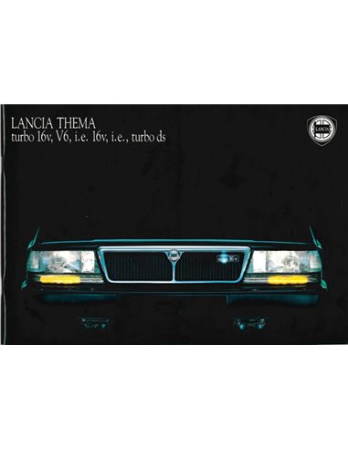 1989 LANCIA THEMA BROCHURE ITALIAANS