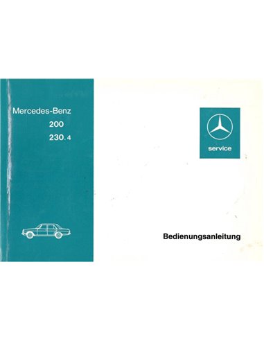 1975 MERCEDES BENZ E KLASSE BETRIEBSANLEITUNG DEUTSCH