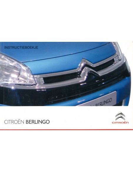 2012 CITROEN BERLINGO BETRIEBSANLEITUNG NIEDERLÄNDISCH