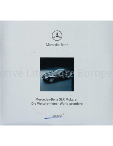 2003 MERCEDES BENZ SLR MCLAREN PERSMAP DUITS