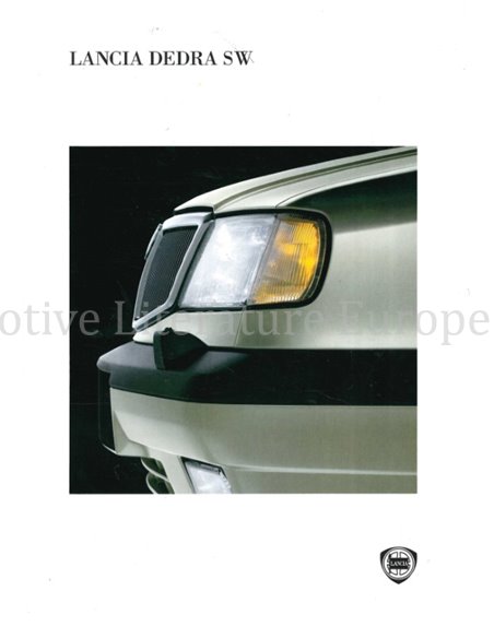 1996 LANCIA DEDRA BROCHURE DUTCH