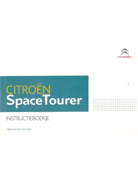 2016 CITROËN SPACE TOURER INSTRUCTIEBOEKJE NEDERLANDS