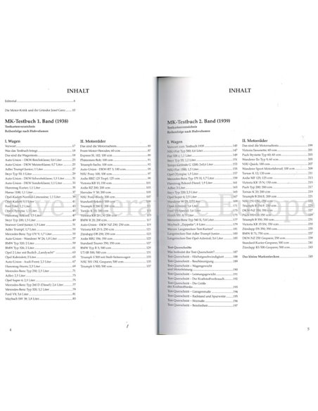 MOTOR - KRITIK - TESTBUCH  (REPRINT DER ORIGINALE VON 1938 & 1939)