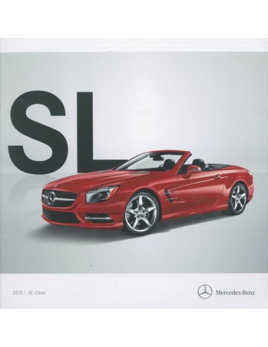 2015 MERCEDES BENZ SL-CLASS BROCHURE CATALOGUS ENGELS